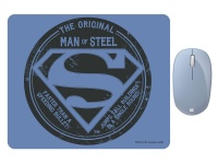 Microsoft Bluetooth Mouse Pastel Blue with Superman Mouse Mat Photo