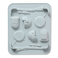 iKids 8 PUBG Baby Food DIY Silicone Mold for Chocolate Candy Gummy Photo
