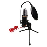 Andowl Microphone Condenser with Pop Shield Photo