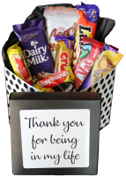 The Biltong Girl Chocolate Gift Box with "Thank you for being in my life" Message Photo