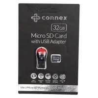Connex 32GB MicroSD Memory Card with USB Adaptor Photo