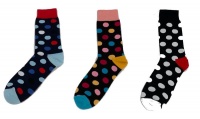 Funky Fashion 3 Pack Spot Socks - SoXology Photo