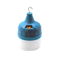 Waterproof Emergency Solar LED Outdoor Lighting Bulb Lamp 50W - Blue Photo
