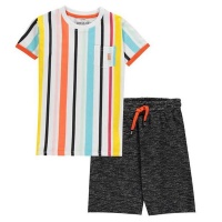 SoulCal Junior Boys Short Set - Summer Stripe [Parallel Import] Photo