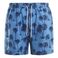 Hot Tuna Mens Printed Shorts - Blue Palms Photo