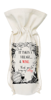 PepperSt Wine Bag | It takes a village and wine... Photo