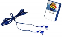 Cutsie Cartoon in-Ear Wired Earphones - Blue Photo