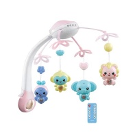 DH - 3in1 Baby Mobile Bed Bell Music Projection & Lamp Pink Photo