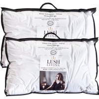 Lush Living - Pillows - Sleep Solutions Hotel Range - Pack of 2 Photo
