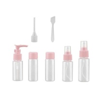 7 Pack Travel Accessories Bottle Set Toiletries Container With Spray Bottle Photo