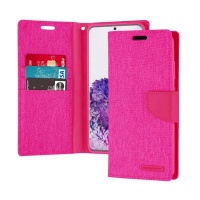 Goospery We Love Gadgets Canvas Diary Cover S20 Ultra Pink Photo