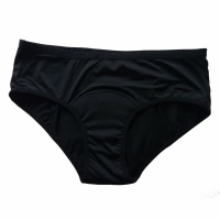 Confidence Period Panties Classic Brief / Boyshort Lycra Black - XX-Large Photo