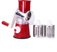 Multifunctional Shredder Tabletop Drum Grater with 3 Interchangeable Drums Photo
