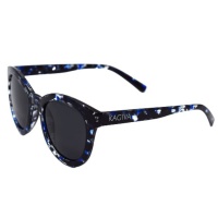 Kagiva's PC Framed Polorized Women Sunglasses - Black/Blue Photo