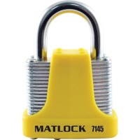 Matlock 40Mm 4 Pin Strong Padlockyellow Photo