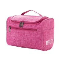 Portable High Capacity Travel Wash Toiletry Bag - Pink Photo