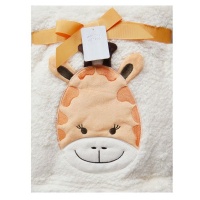 Mothers Choice Infants Fleece Receiver - "Orange Giraffe" Photo