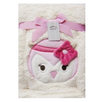 Mothers Choice Infants Fleece Receiver - "Pink Owl" Photo