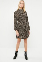 Women's Dailyfriday Leopard Print Dress - Brown Animal Photo