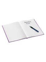 Leitz : A5 Ruled WOW Note Pad Hard Cover - Purple Photo