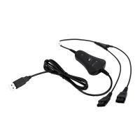 VT Headset Training bottom cable – USB-to-2xQD Y Cable - 5 Pack Photo