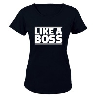 Like a Boss! - Ladies - T-Shirt - Black Photo