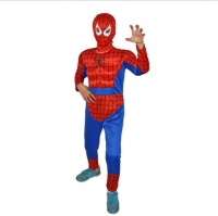 Classic Spiderman Inspired Padded Superhero Costume Photo