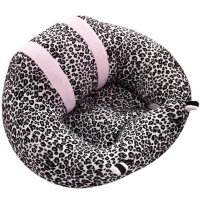 Baby Seat Support Pillow - Black and Pink Photo