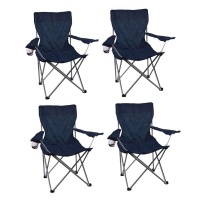 Eco Camping Chair 4 Piece - Blue Photo