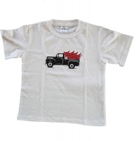 Christmas T-Shirt Truck with Tree Photo