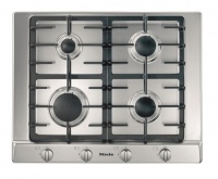 Miele Stainless Steel Gas Hob with 4 Burners Photo