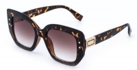 You & I Ladies Classic Cateye Tortoise shell Sunglasses - Gold Photo