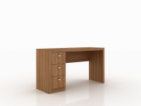LINX Reversable Work Desk - Almond Photo