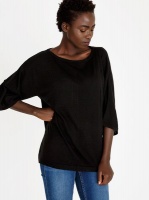 edit Women's Pullover Sweater Black Photo