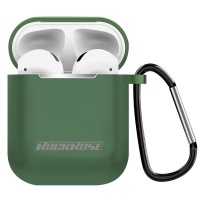 Rockrose Veill 2 silicone case for Apple Airpods 1 & 2 Green Photo