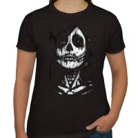The Goth Spot T Shirt Skeleton Girl - Black Photo