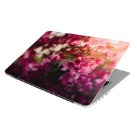 Laptop Skin/Sticker - Dark Pink Flower Photo