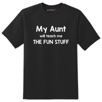 Just Kidding Kids "My Aunt will Teach me the Fun Stuff" Short Sleeve Photo
