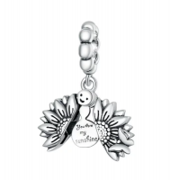 Cosmic 925 Silver Opening Charm - You Are My Sunshine - For Charm Bracelet Photo