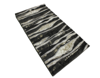 Decorpeople Modern Rug in Dark Grey Sized 80x150 Photo