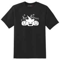 Just Kidding Kids "Happy Halloween Pumpkins" Short Sleeve T-Shirt -Black Photo