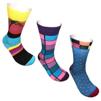Undeez Bright Trouser Socks - 3 Pack Photo