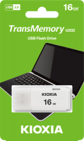 Kioxia 16gb 2.0 USB Works With Windows & Mac White Photo