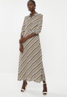 Women's Vero Moda Ronja Ankle Dress - Brown Photo