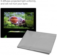 60" 4:3 3D HD Portable Foldable Anti-Light Curtain Projector Screen Photo