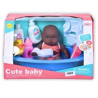 Velox Toys New Born Baby Ethnic Doll in Bath & Accessories Photo