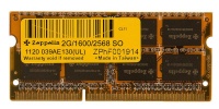 Astrum Zeppelin DDR3 2GB SO PC1600 256X8 8IC Laptop Memory Photo