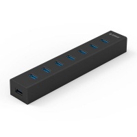 Orico 7 Port USB3.0 Aluminium Hub - Black Photo