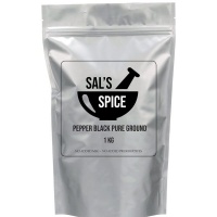 Sals Spice Sal's Spice Pepper Black Pure Ground - 1kg Photo