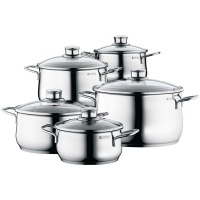 WMF Diadem Plus Cookware Set 5 Piece Stainless Steel Photo